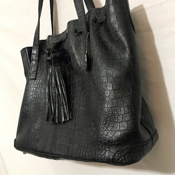SOLD Patricia Nash Black Leather Witney Tote Handbag Purse LIKE NEW Condition - Picture 4 of 16